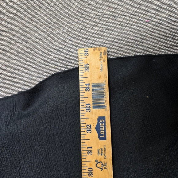 Sofia Jeans by Sofia Vergara Black Ruffle High Low Faux Wrap Dress Medium - Picture 3 of 5